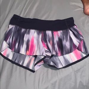 Lululemon speed up running shorts